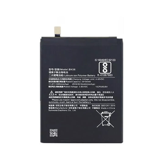 Xiaomi Mi 6X Mi A2 BN36 Battery Replacement