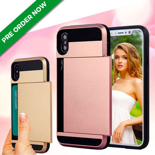 Xinghui Case Cover With Card Holder For iPhone X/ XS